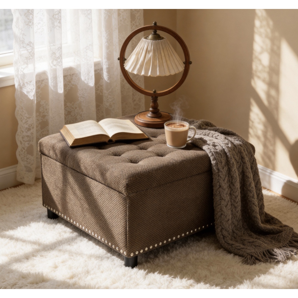 Orraves, Bangku Ottoman Perseg - Outdoor Furniture Wood ulasan dan harga