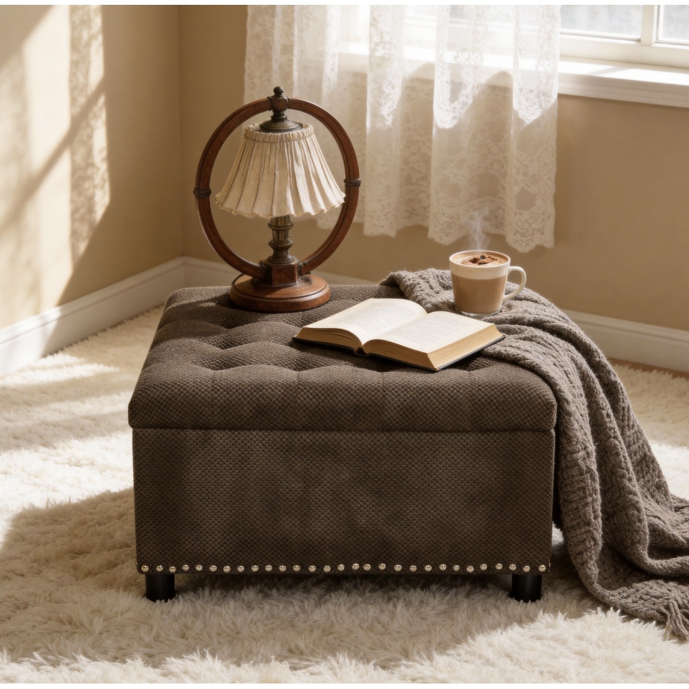 Orraves, Bangku Ottoman Perseg - Outdoor Furniture Wood ulasan dan harga