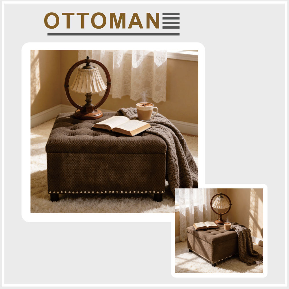 Orraves, Bangku Ottoman Perseg - Outdoor Furniture Wood ulasan dan harga