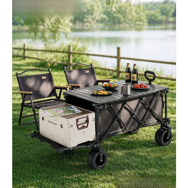 Gerobak Lipat untuk Berkemah,  - Outdoor Furniture Metal ulasan dan harga
