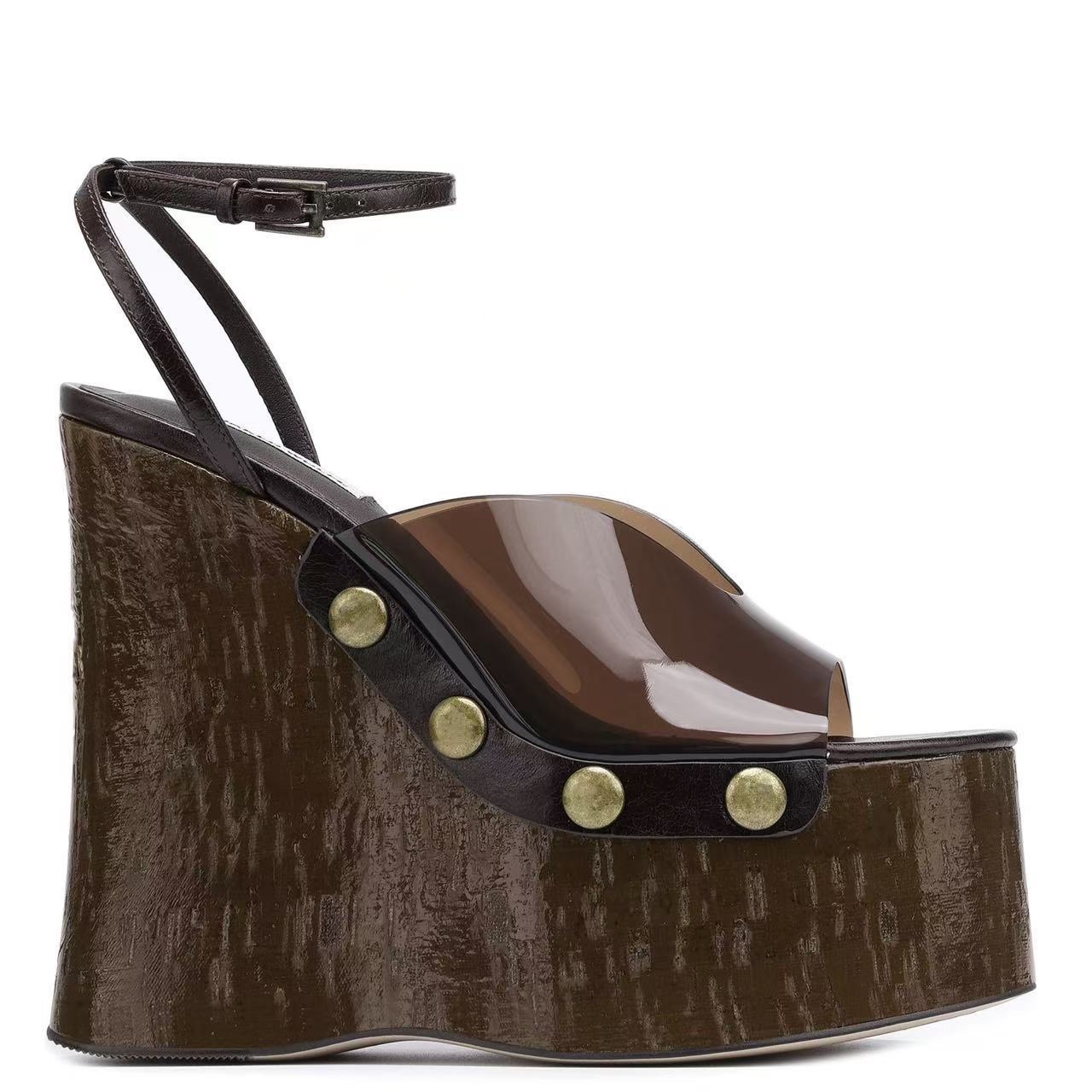 Sandal Hak Tinggi 14 Cm Hak Te - Outdoor Furniture Wood ulasan dan harga