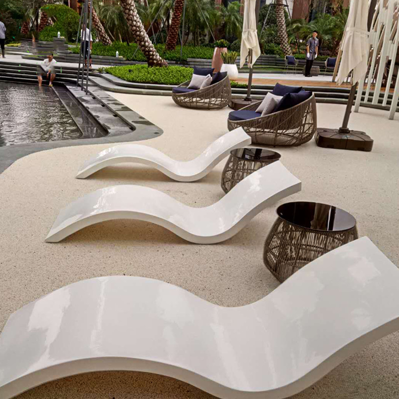 Kursi Santai Tepi Kolam Renang - Outdoor Daybed Furniture ulasan dan harga